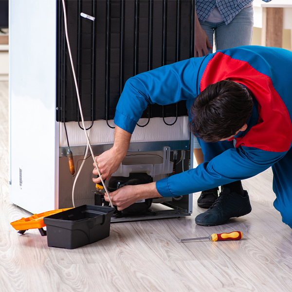 how much do you charge for refrigerator repair services in Center